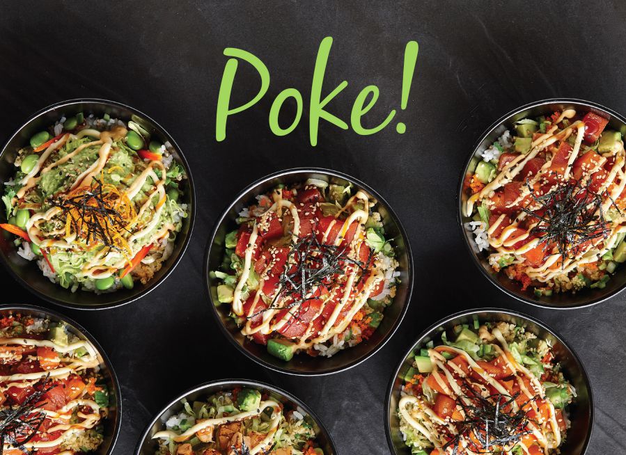 As of today, Sushi Shop fans will be able to try a variety of 5 Poke bowls ...